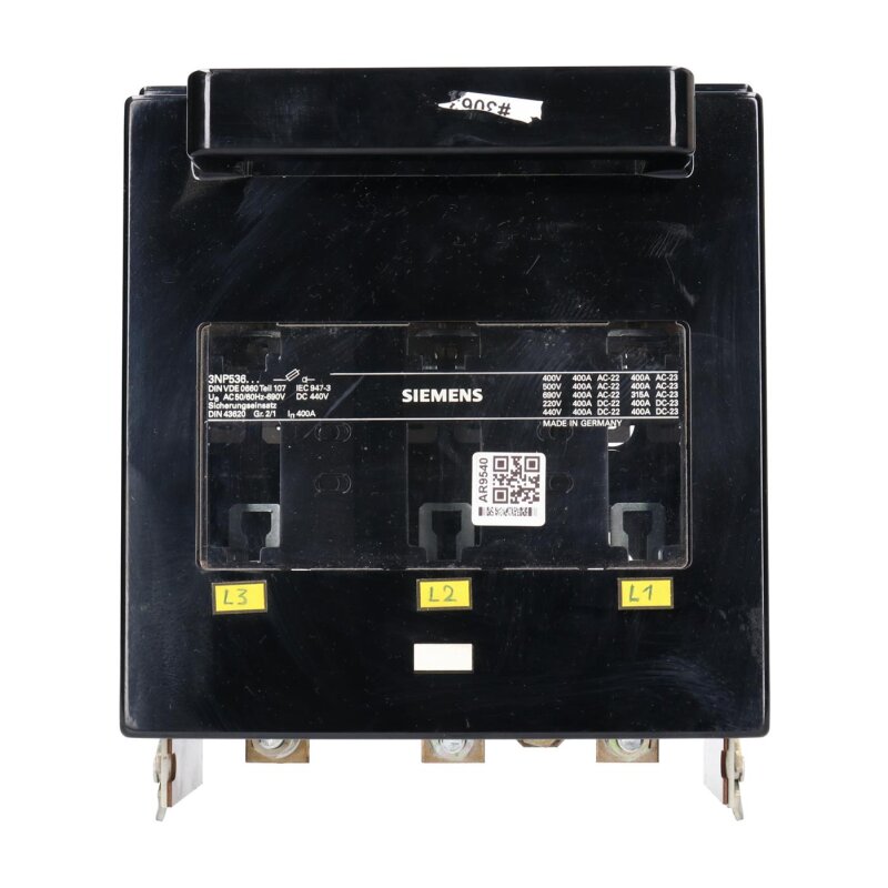 Siemens 3NP536... Sicherungslasttrennschalter Fuse Switch Disconnector