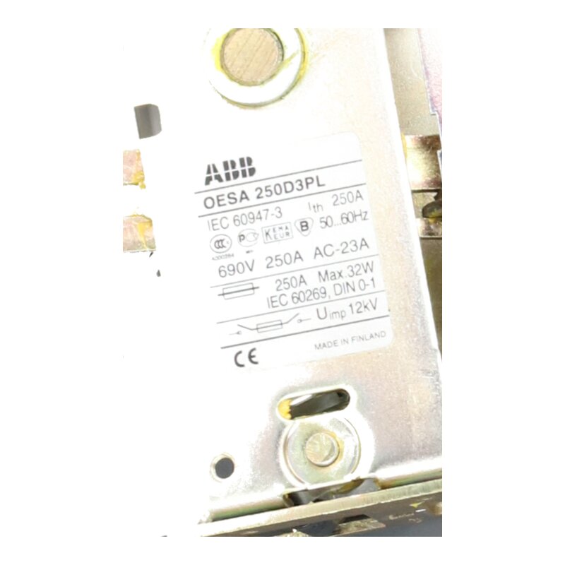 ABB OESA 250D3PL Sicherungsmotorschalter Fuse motor switch
