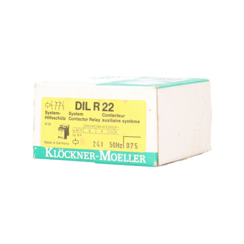 Moeller DIL R 22 Hilfssch&uuml;tz Auxiliary Contactor