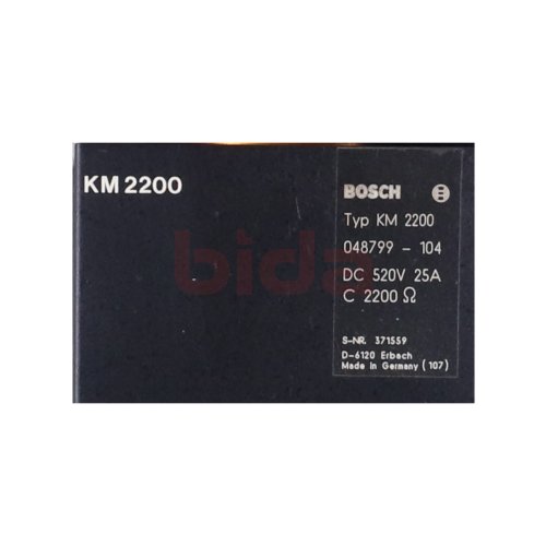 Bosch KM 2200 Kondensatormodul 04799-104 DC 520V 25A