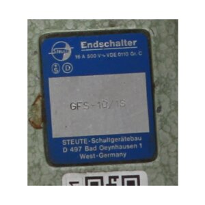 Steute GFS-10/1S Pedalschalter Schutzhaube Pedal switch...