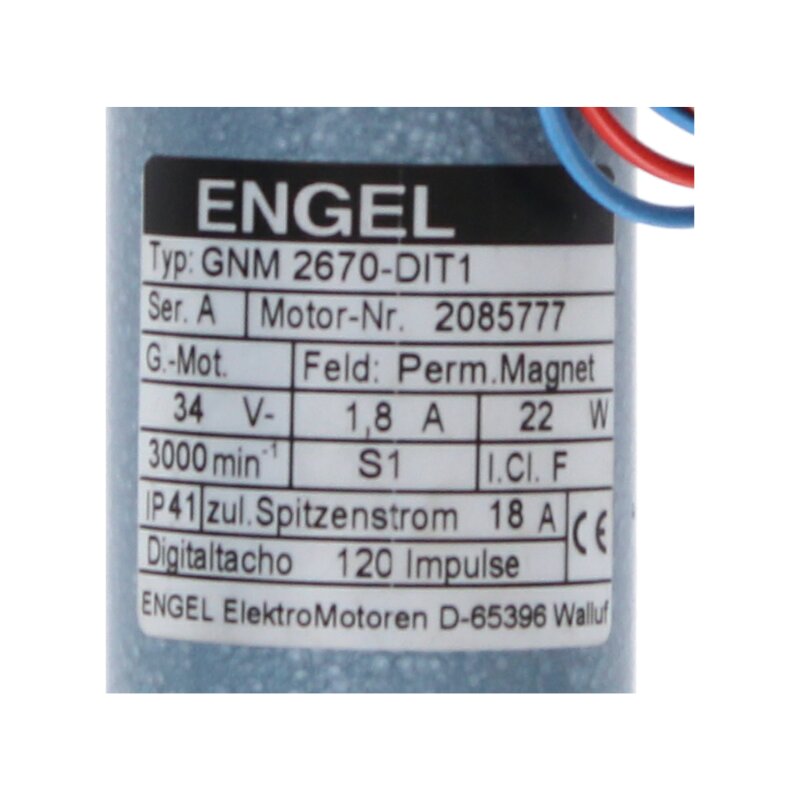 Engel GNM 2670-DIT1 Getriebemotor Gear motor