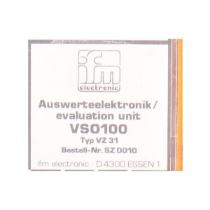 ifm electronic VS0100 Auswerteelektronik evaluation unit