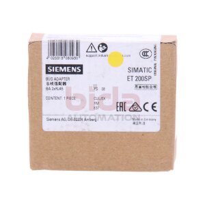 Siemens 6ES7193-6AR00-0AA0 / 6ES7 193-6AR00-0AA0 Bus Adapter
