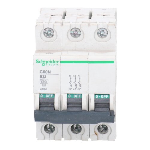 Schneider C60N B32 Leistungsschutzschalter Circuit Breaker