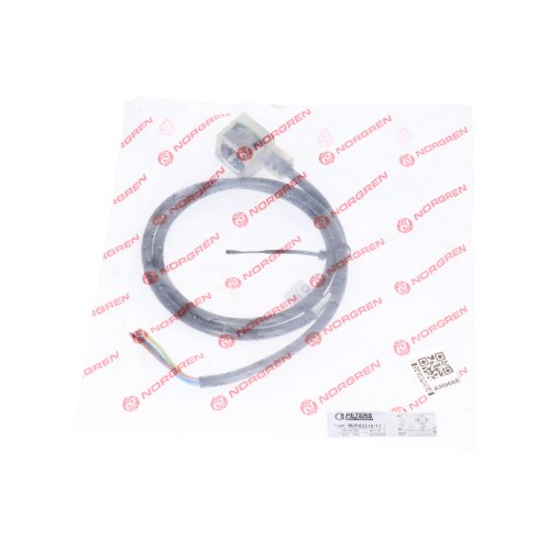 Norgren M/P43316/11 LED-Stecker 24V mit 1m Kabel led Plug 24V with cable