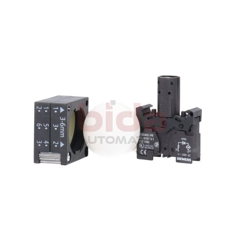 Siemens 3SB3 244-6AA60-0CC0 Leuchtmelder Indicator Lights