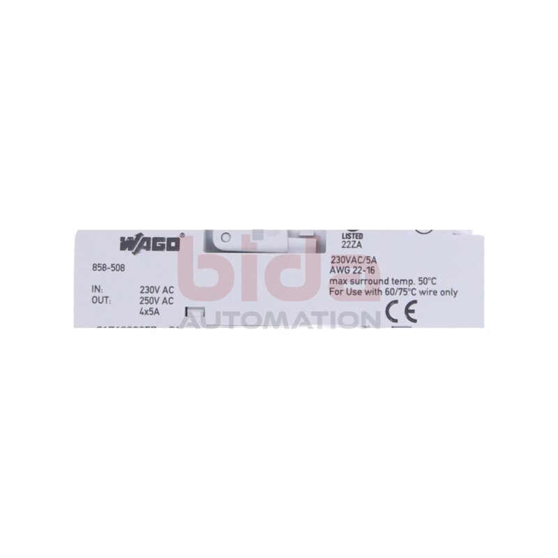 Wago 858-508 Relais Baustein Relay module