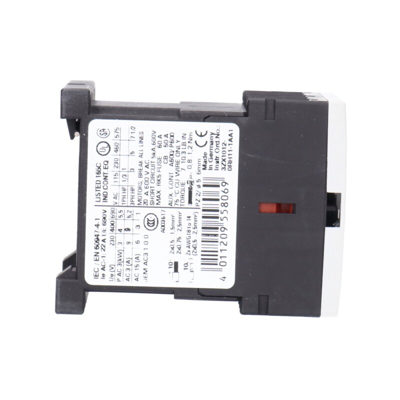 Siemens Sirius 3RT1016-1AL02 / 3RT1 016-1AL02 Leistungssch&uuml;tz Power Contactor