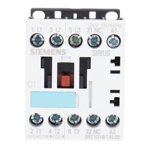 Siemens Sirius 3RT1016-1AL02 / 3RT1 016-1AL02 Leistungssch&uuml;tz Power Contactor