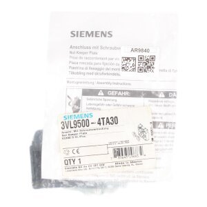 Siemens 3VL9500-4TA30 / 3VL9 500-4TA30  Anschluss mit...
