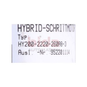 Bautz HY200-2220-260A8-3 Hybrid-Schrittmotor Motor...