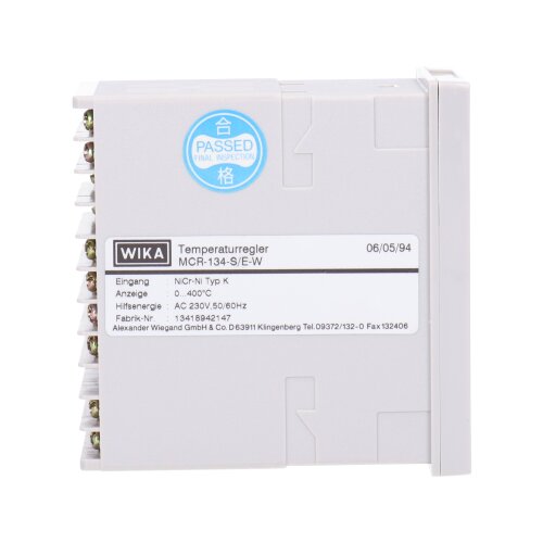 Wika MCR-134-S/E-W Temperaturregler Temperature controller