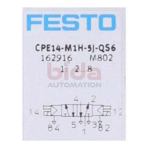 Festo CPE14-M1H-5J-QS6 Magnetventil Ventil 162916