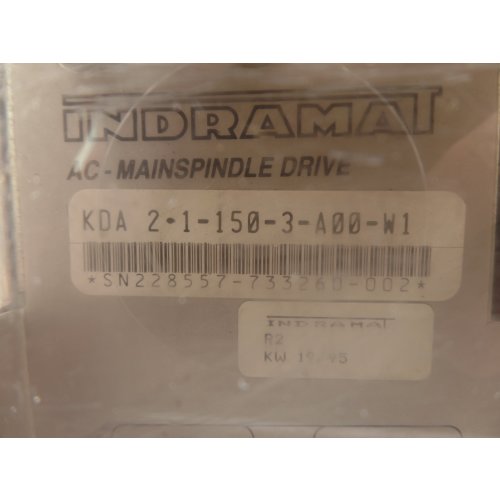 Indramat KDA 2.1-150-3-A00-W1 AC-Mainspindle Drive Antriebsmodul