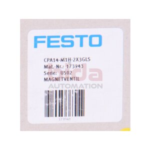 Festo CPA14-M1H-2X3GLS Magnetventil Ventil 173943