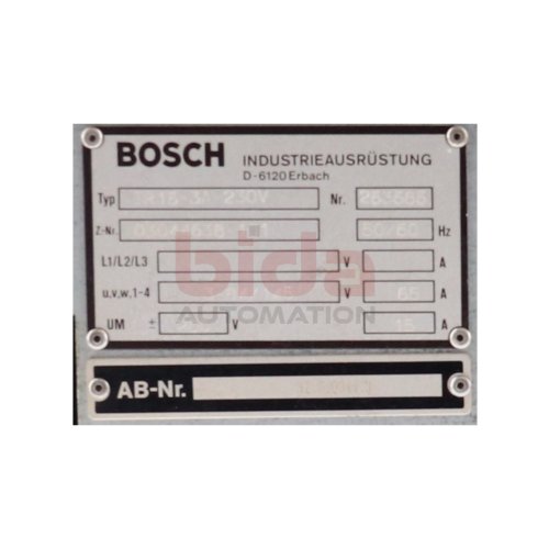 Bosch TR 15-3A-230V Transistor