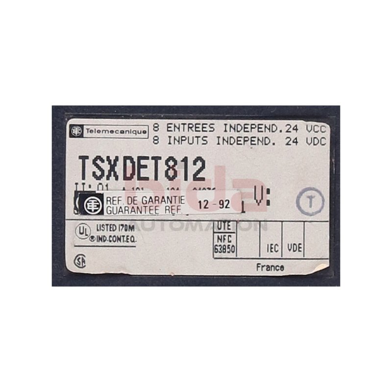 Telemecanique TSXDET812 Eingangsmodul Input module