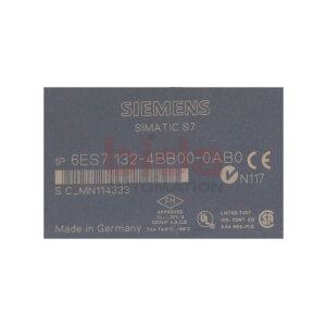 Siemens Simatic S7  6ES7 132-4BB00-0AB0 /...