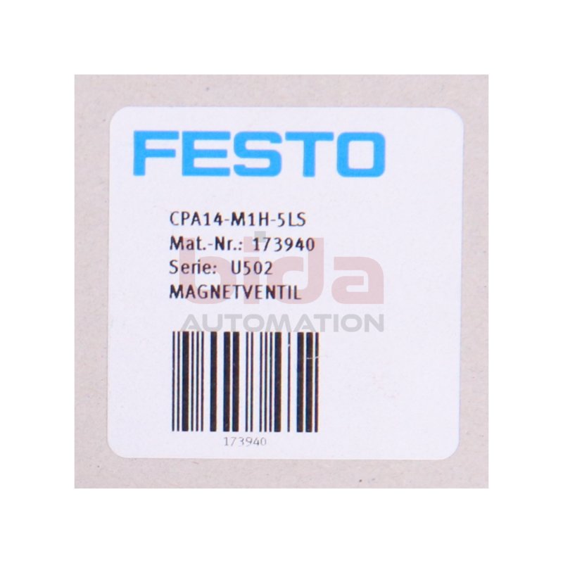 Festo CPA14-M1H-5LS Magnetventil Ventil 173940