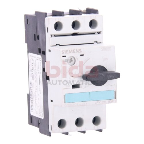 Siemens Sirius 3RV1021-1DA10 / 3RV1 021-1DA10 Leistungsschalter Circuit Breaker