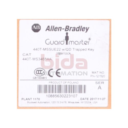 Allen-Bradley 440T-MS3465AA