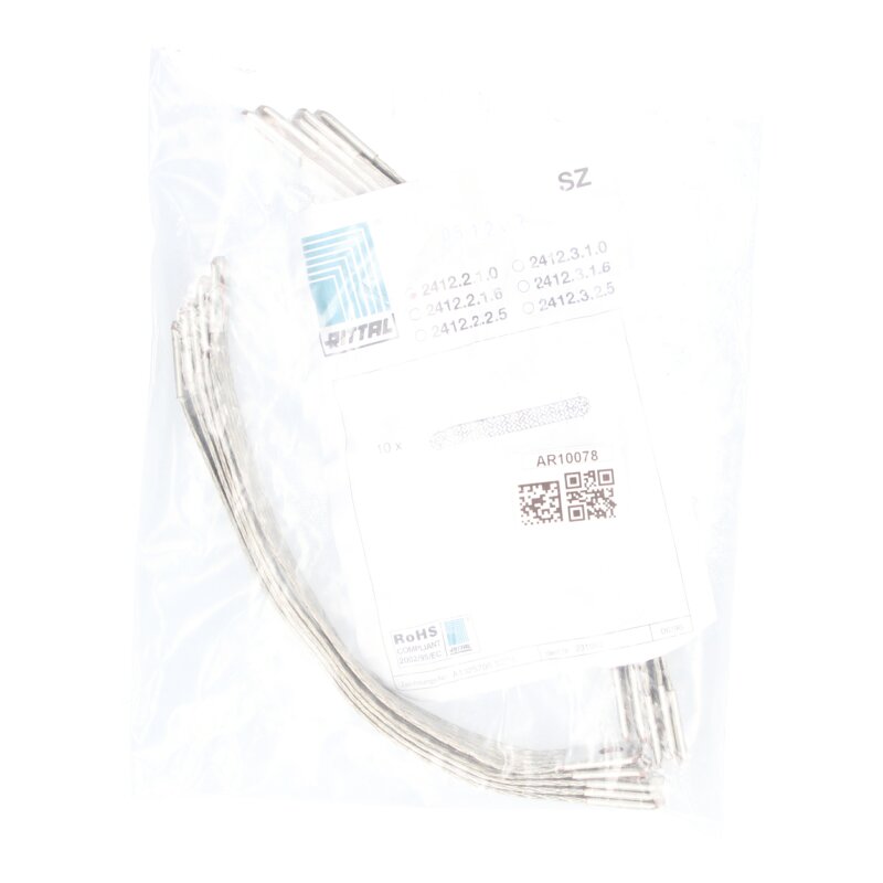 Rittal 2412.2.1.0 Erdungsband Flachband  Grounding strap Ribbon