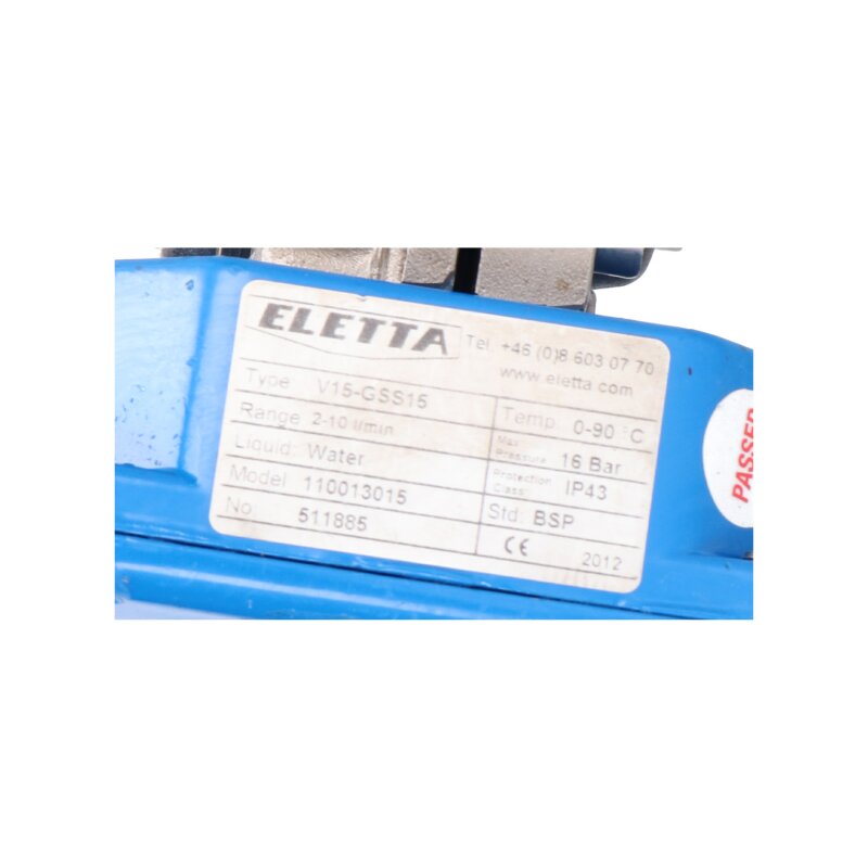 Eletta V15-GSS15 Str&ouml;mungsw&auml;chter Flow Monitor