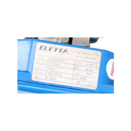 Eletta V15-GSS15 Str&ouml;mungsw&auml;chter Flow Monitor