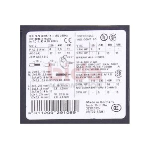 Siemens Sirus  3RT1025-1B..0 Hilfsschütz Auxiliary...