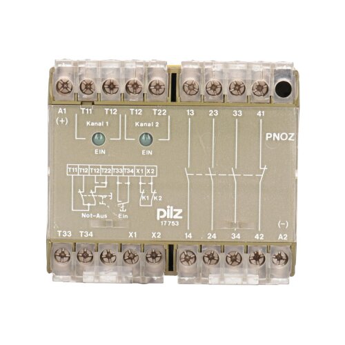 Pilz PNOZ 24VDC 3S 1&ouml; Sicherheitsrelais Safety relay