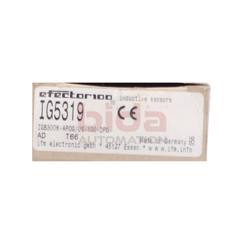 ifm electronic IG5319 IGB3008-APOG/US Induktiver Sensor Inductive Sensor