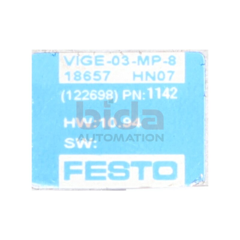 Festo VIGE-03-MP-8 (122698) 18657 Eingangsmodul Input Module