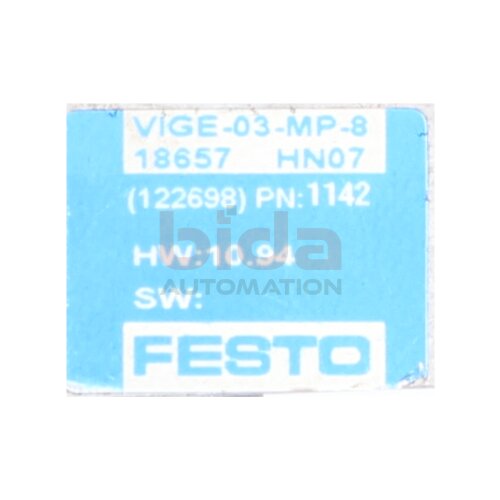 Festo VIGE-03-MP-8 (122698) 18657 Eingangsmodul Input Module