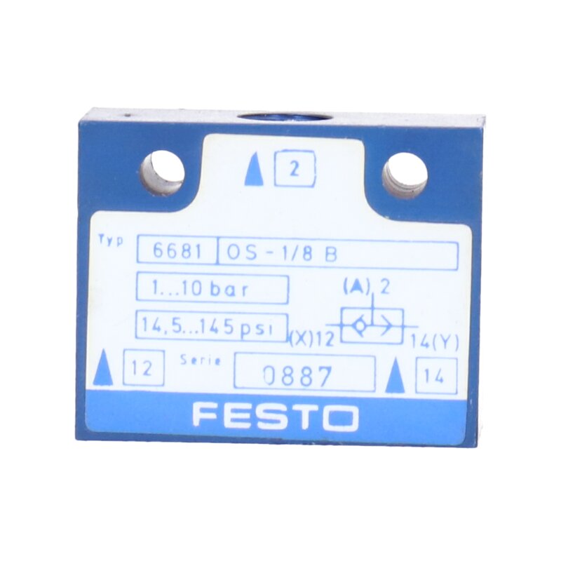 Festo 6681 OS-1/8B Nadelverschluss  Valve Gate