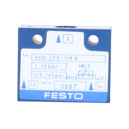 Festo 6681 OS-1/8B Nadelverschluss  Valve Gate