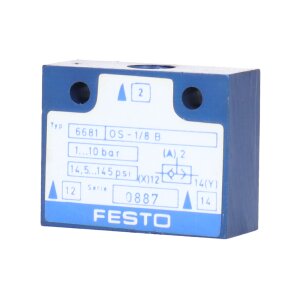 Festo 6681 OS-1/8B Nadelverschluss  Valve Gate