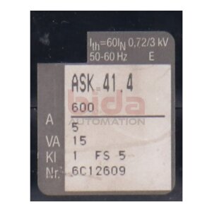 Mbs ASK 41.4 Aufsteckstromwandler Window current transformer