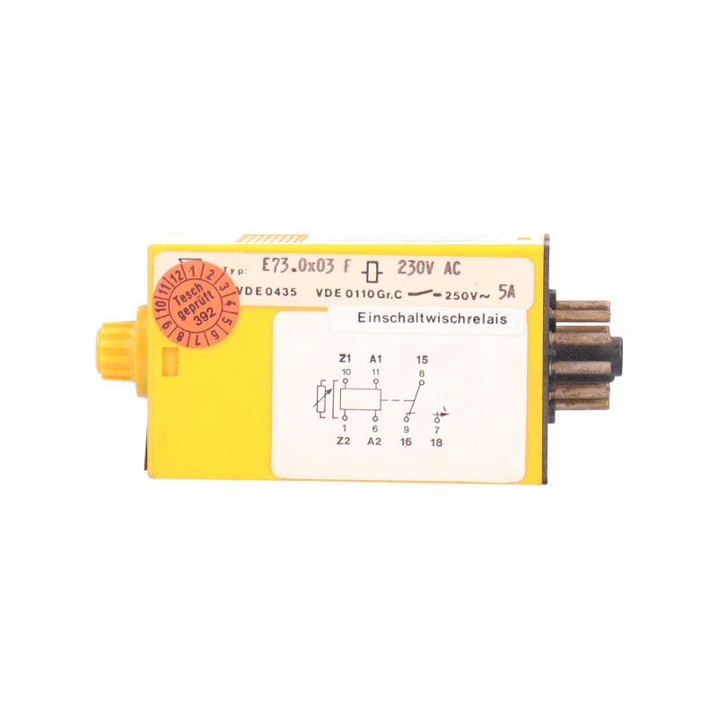 Tesch E73.0x03 F  Zeitrelais Time Relay