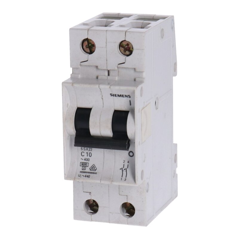 Siemens 5 SX22 C10 Leistungsschutzschalter Circuit Breaker