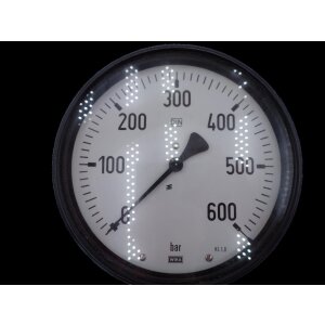 WIKA Manometer 0-600 bar G 1/2 pressure gauge Druckmesser