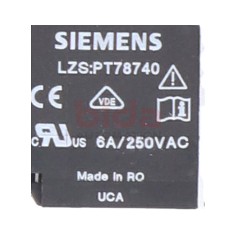 Siemens LZS:PT78740 Steckrelais Connector Relay