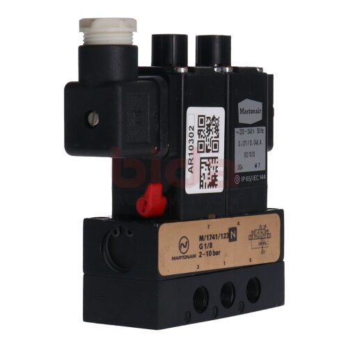Martonair M/1741/123N Magnetschieberventil Solenoid Valve