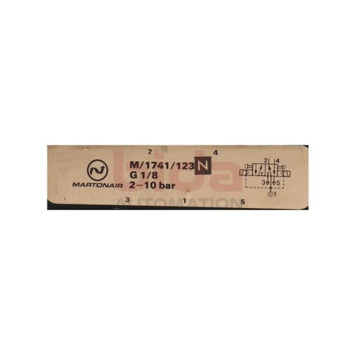 Martonair M/1741/123N Magnetschieberventil Solenoid Valve