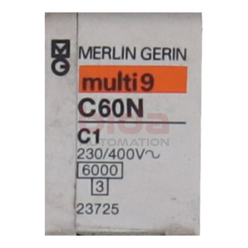Merlin Gerlin C60N C1 Leistungsschutzschalter Circuit Breaker 230-400V