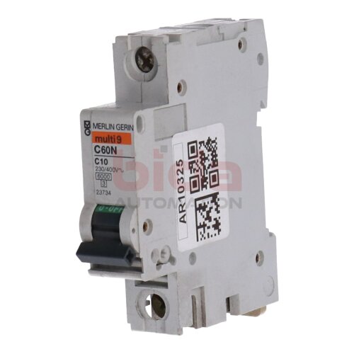 Merlin Gerlin C60N C10 Leistungsschutzschalter Circuit Breaker