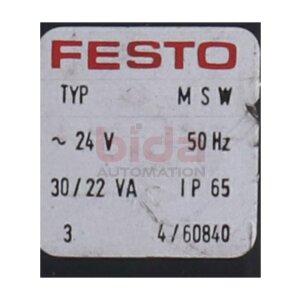 Festo M S W Magnetspule Solenoid