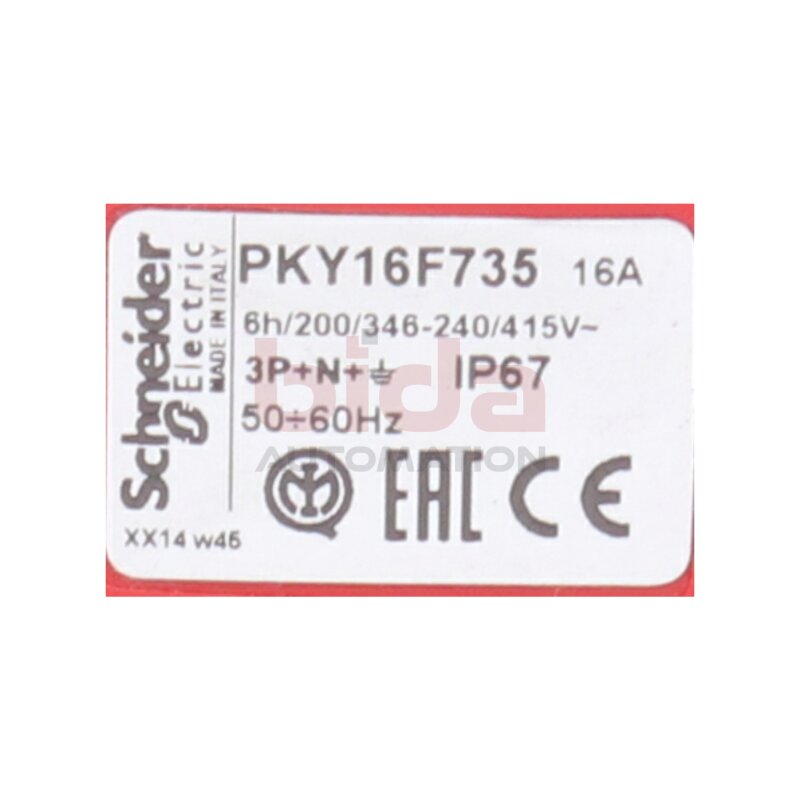 Schneider PKY16F735 Anbausteckdose Extension Socket