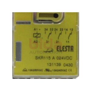 Elesta SKR115 A Relais mit Sockel Relay with Base