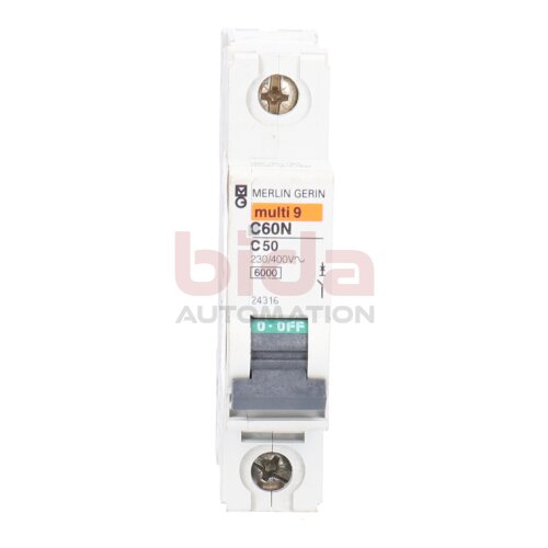 Merlin Gerlin C60N C50 Leistungsschutzschalter Circuit Breaker